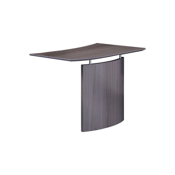 Safco Safco Medina Left Hand Bridge 48"W x 24"D x 29-1/2"H Gray Steel MNBDGLLGS - main